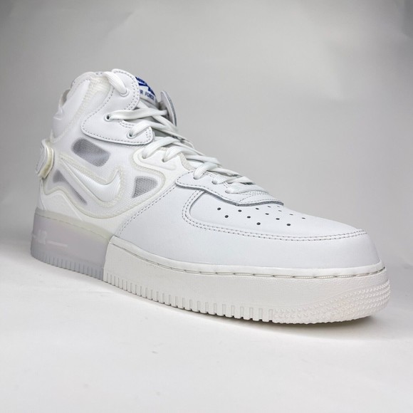 Nike Other - Nike Mens Air Force 1 Mid React Summit White Icy Shoes Size 10.5 DQ1872-101
